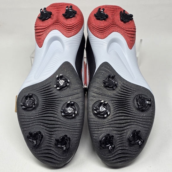 Nike Air Zoom Victory Pro 3 Men Sz 10.5 Leather Golf Shoes Black Red DV6800-005 main image 5